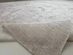 Pearl White Color viscose Silk Rug