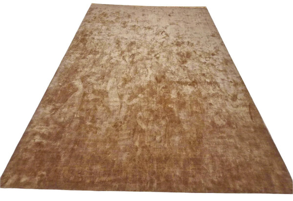 Copper Color viscose Silk Rug