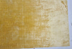 Yellow Hand-Loomed Viscose Silk Rug