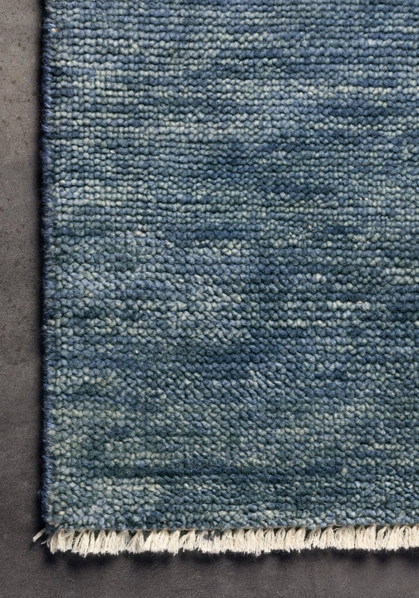 Aqua Blue Color Gabbeh Rug