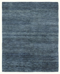 Aqua Blue Color Gabbeh Rug