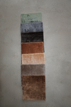 Pearl White Color viscose Silk Rug