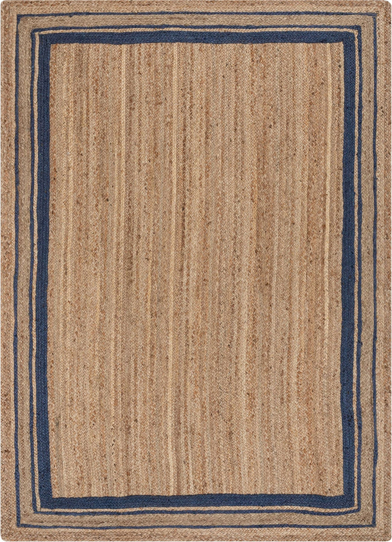 Hand Braided Blue Jute Rug | Blue Jute Rug | ROYAL COTTAGE