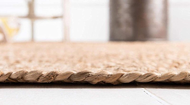 Braided Natural Jute Rug | Natural Jute Rug | ROYAL COTTAGE