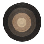 Dark Brown Jute Round Rug | Brown Jute Round Rug | ROYAL COTTAGE