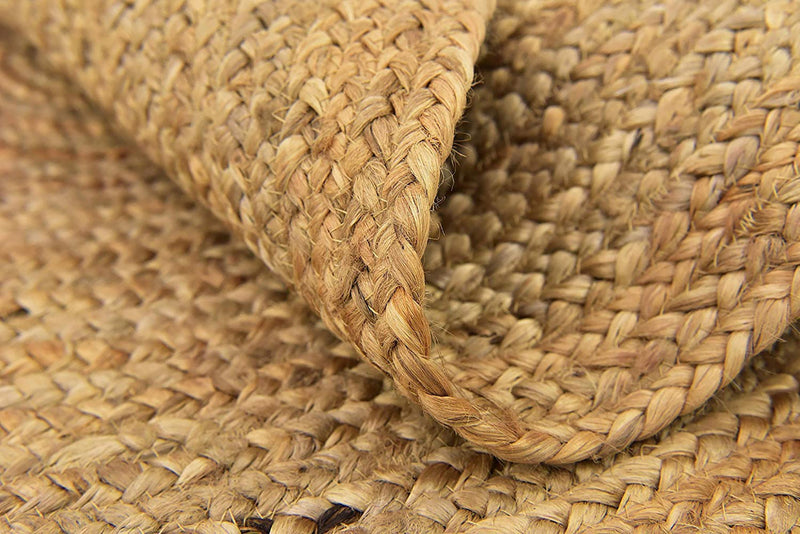 Braided Natural Jute Rug