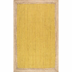 Golden Bohemian Jute Rug | Bohemian Jute Rug | ROYAL COTTAGE