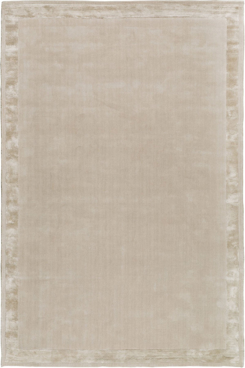 Beige Premium Wool & Viscose Rug