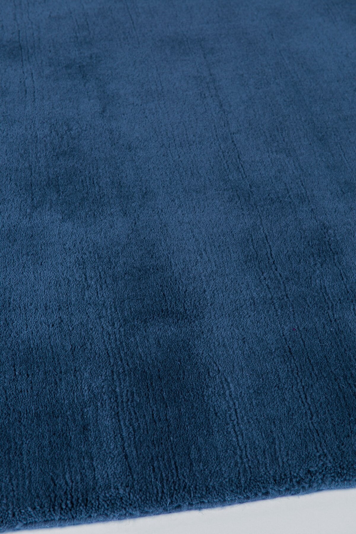 Denim Blue Handmade Wool Rug