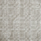 Premium Silver Viscose Silk Blocks Rug