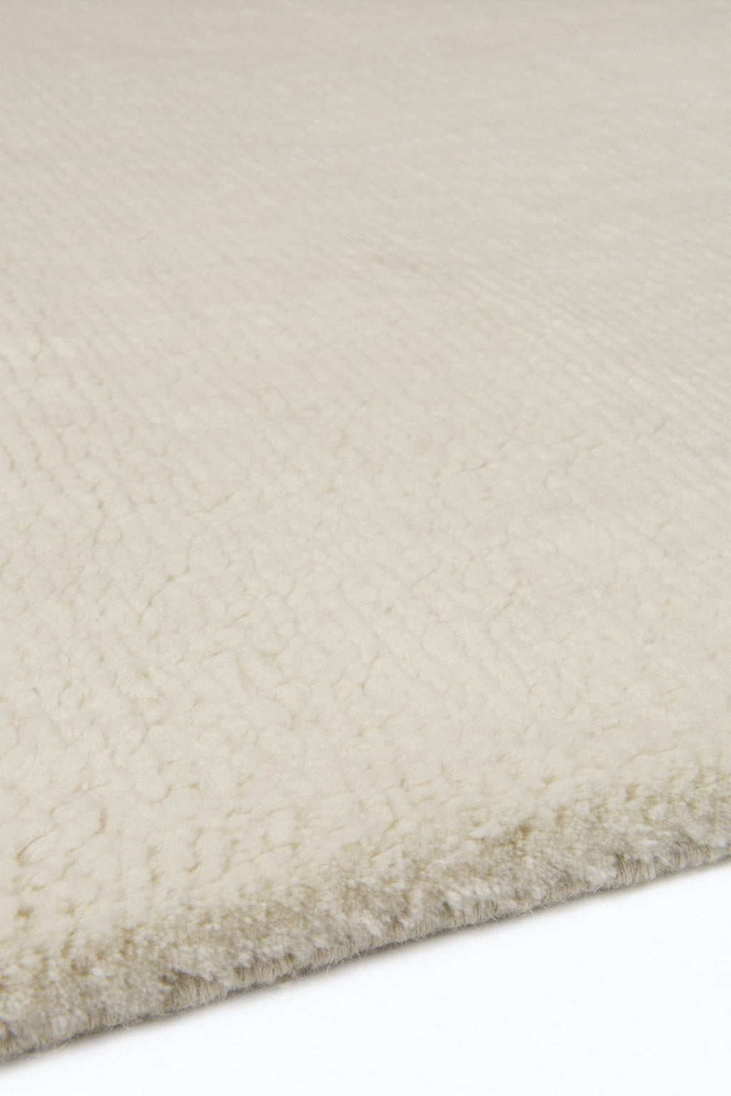 Ivory White Handmade Wool Rug