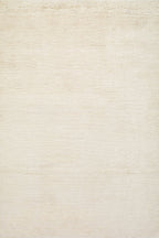 Ivory White Handmade Wool Rug