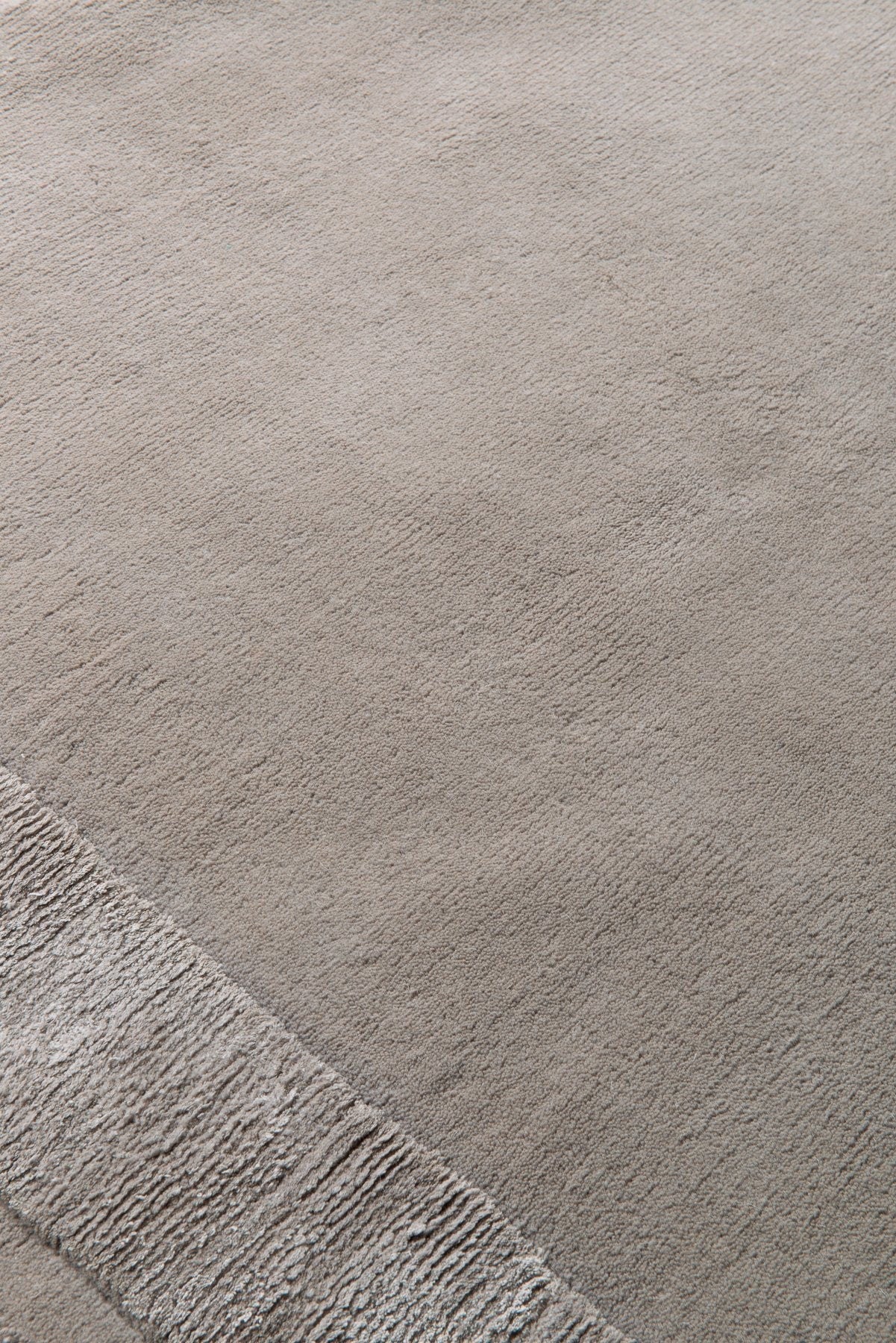 Dark Beige Viscose Rug | Beige Viscose Rug | ROYAL COTTAGE