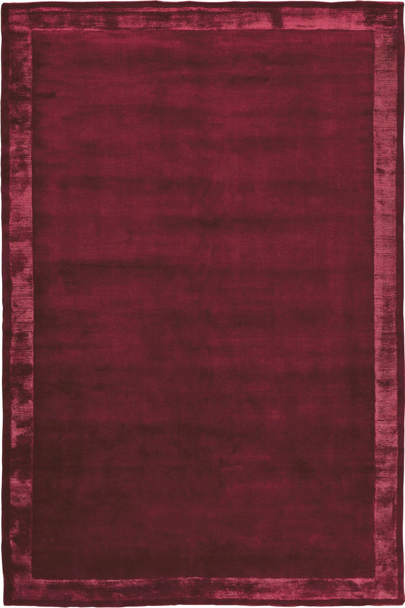 Maroon Luxe Wool & Viscose Rug