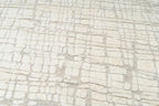 White-light Grey Hand Knotted Wool Rug