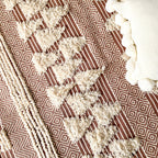 Brown & Beige Handwoven Rugs | Boho Handwoven Rugs | ROYAL COTTAGE