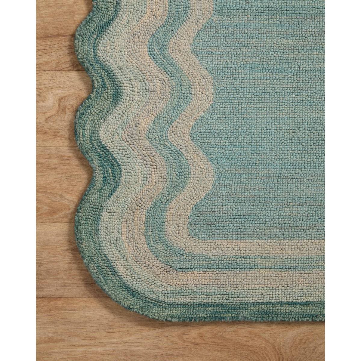 Aesthetic Aqua Ocean Area Rug