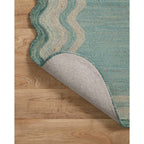 Aesthetic Aqua Ocean Area Rug