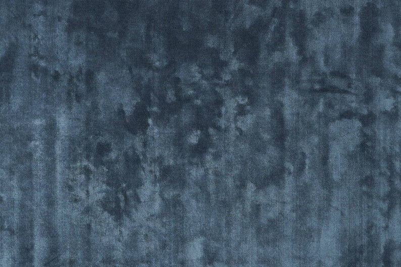 Handmade Blue Color Viscose Silk Rug