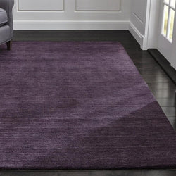 Luxury Purple Handmade Wool Rug