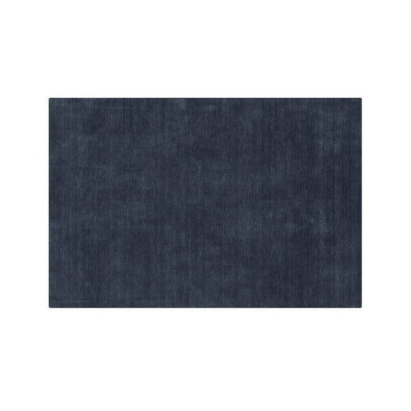 Luxury Indigo Blue Handmade Wool Rug