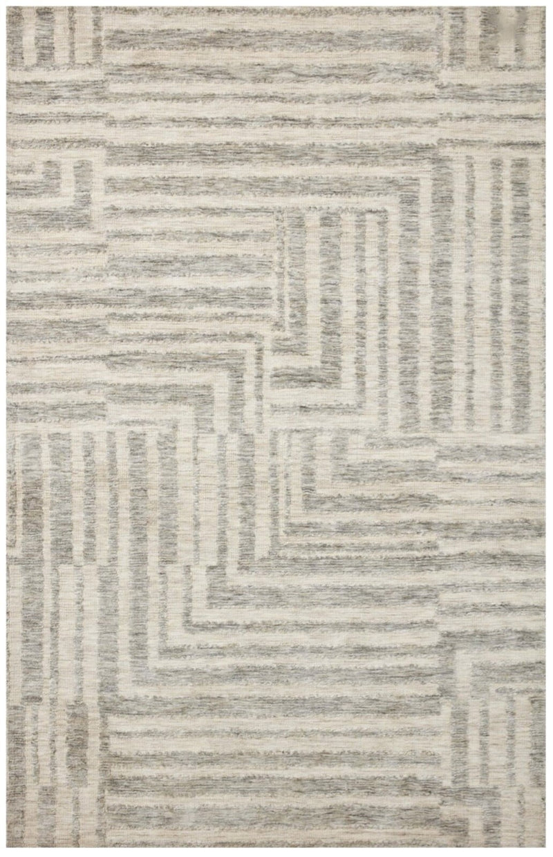 Grey & Beige Wool Rug | Beige Wool Rug | ROYAL COTTAGE