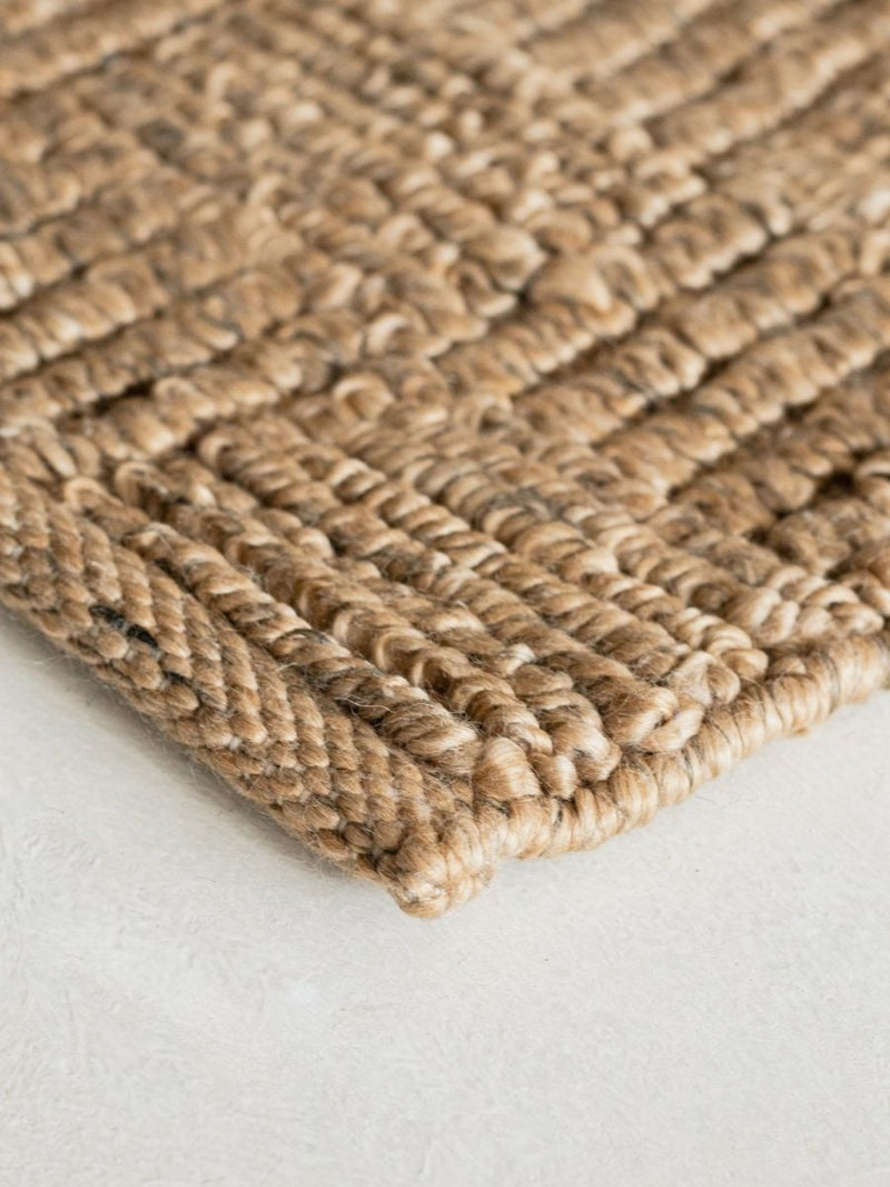 Natural Jute Texture Hand Woven Rug