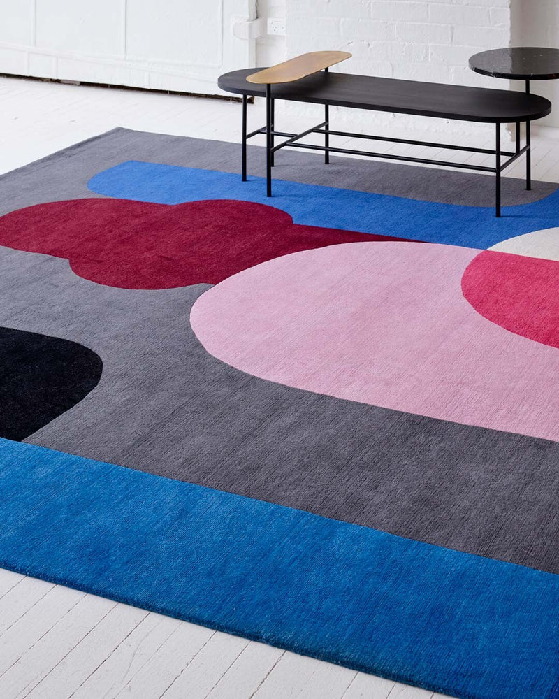 Multicolor Hand-Tufted Wool Rug