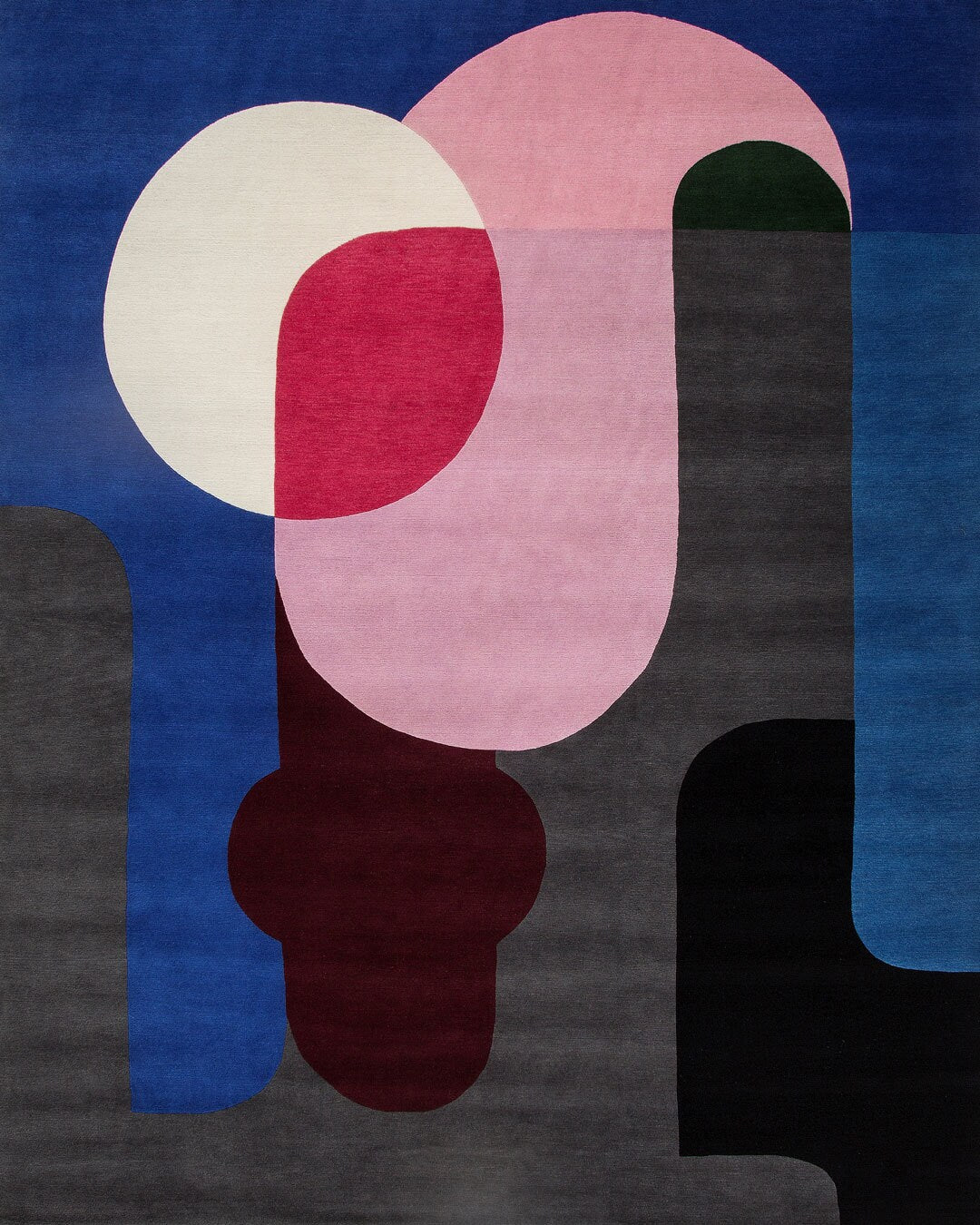 Multicolor Hand-Tufted Wool Rug
