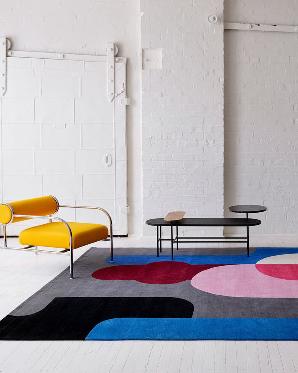 Multicolor Hand-Tufted Wool Rug