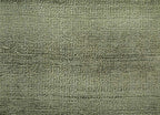 Solid Area Olive Green Hand-Tufted viscose Rug