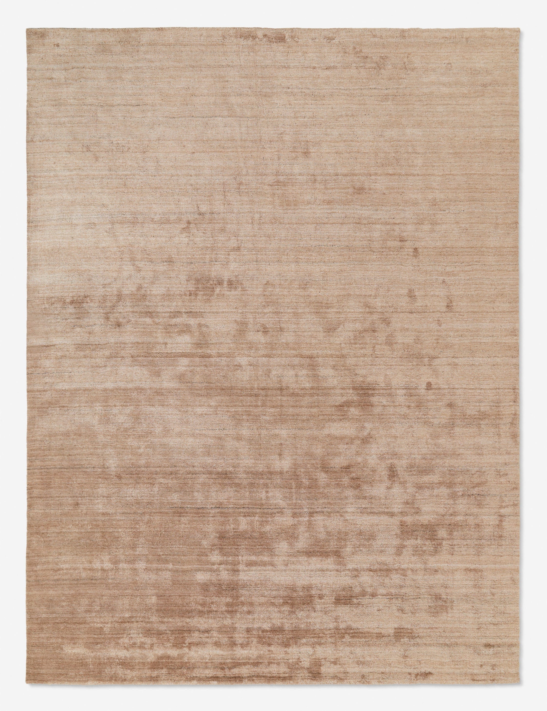 Solid Area Mauve Color viscose Silk Rug
